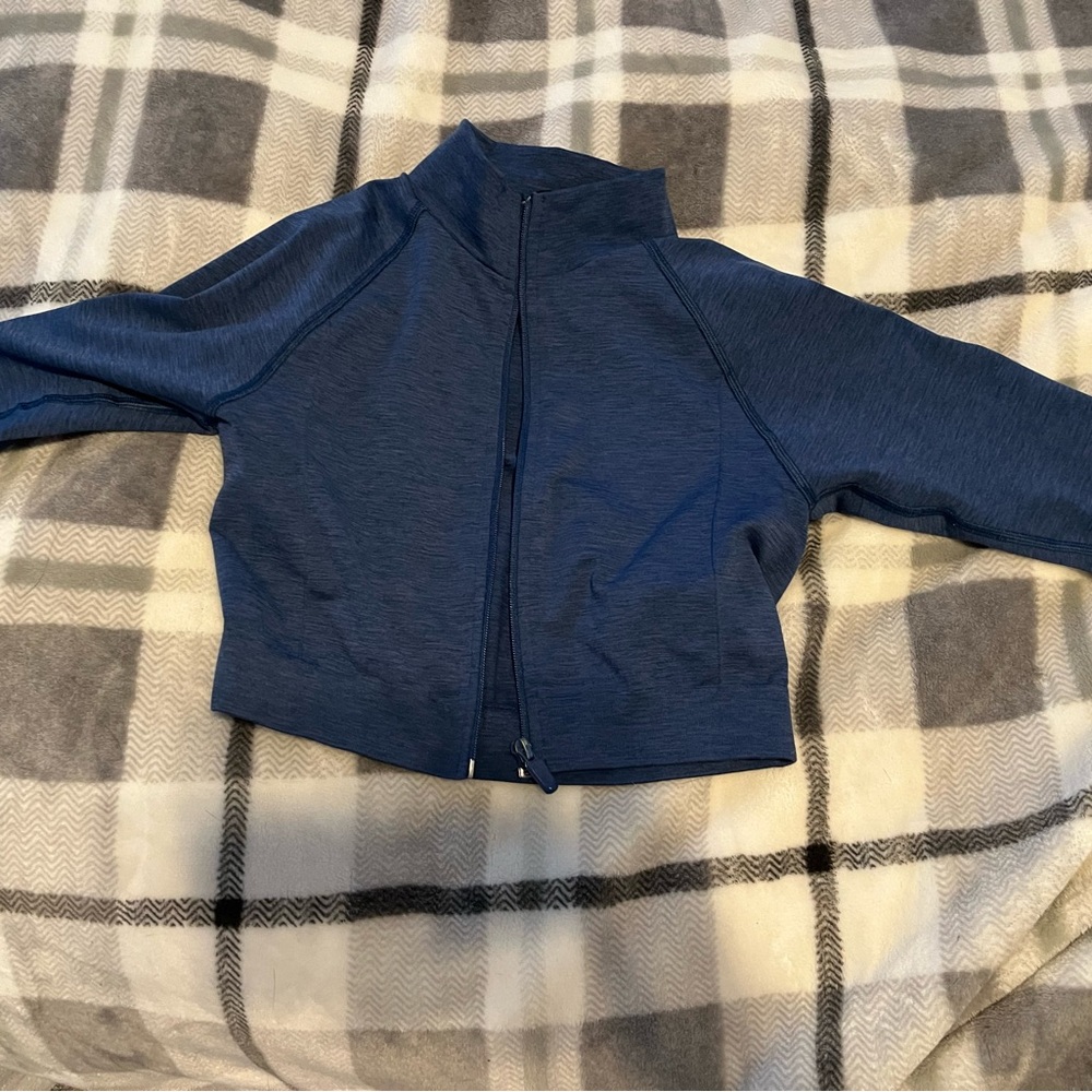 Alphalete crop zip jacket